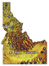 Idaho map