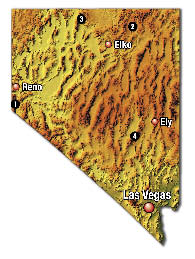 Nevada map