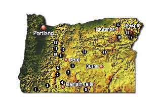 Oregon map