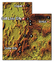 Utah map